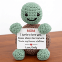 Custom Turtle Crochet Mother's day gift for Mom, Grandma - Permagift
