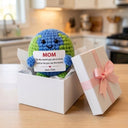 You Are The World - Personalized Crochet Mom Gift - Permagift