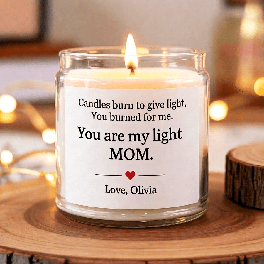 You're My Light - Custom 9oz Scented Candle - Permagift