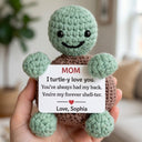 Custom Turtle Crochet Mother's day gift for Mom, Grandma - Permagift