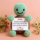 Custom Turtle Crochet Mother's day gift for Mom, Grandma - Permagift