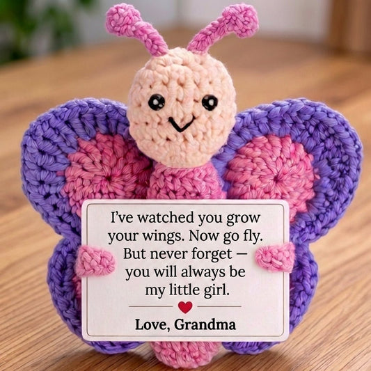Custom Crochet Butterfly Gift - Permagift