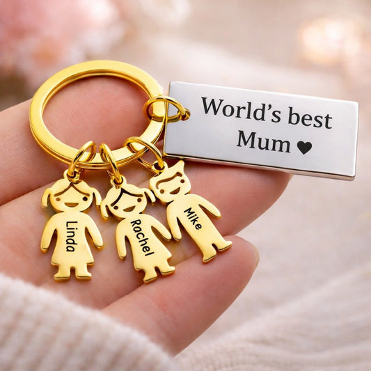 Custom Name Keychain Gift For Mum, Grandma, Dad - Permagift
