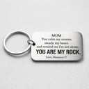 You Are My Rock Custom Keychain - Permagift