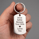 Drive Safely Custom Keychain - Permagift