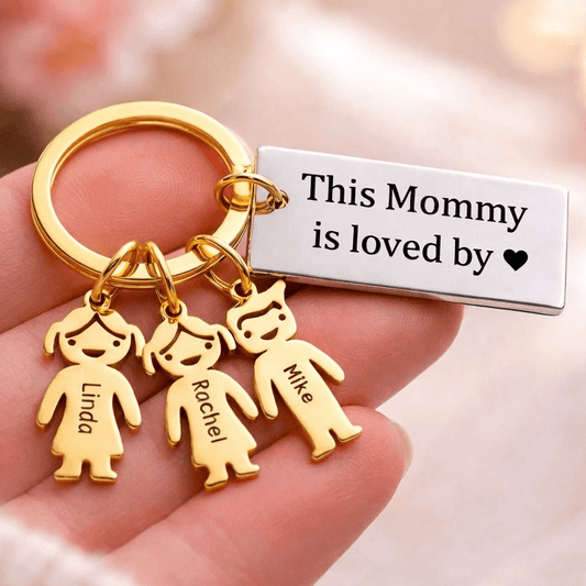 Custom Name Keychain Gift For Mom, Grandma, Dad - Permagift